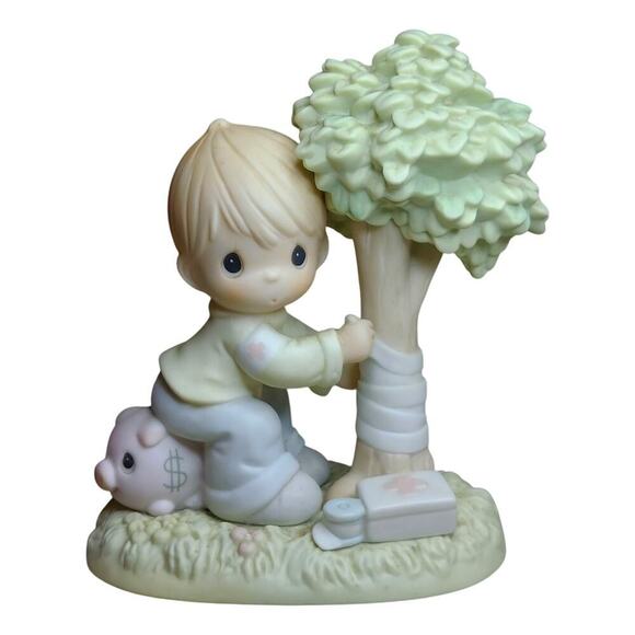 Precious Moments (1994) "Money's Not the Only Green Thing Worth Saving" Figurine - Picture 1 of 5